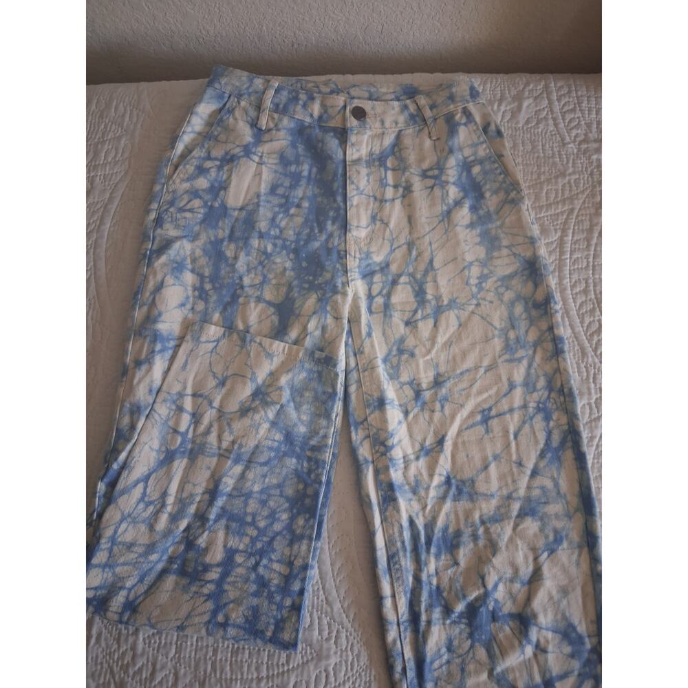 Rachel Comey x Target marble print, high-rise tapered jeans Size 0